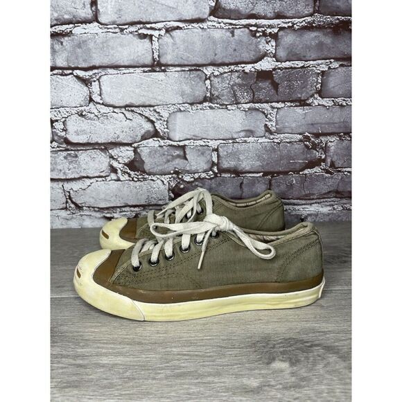 Converse Jack Purcell John Varvatos Limited Edition Green Sneakers Women Sz 6.5M - Picture 7 of 16